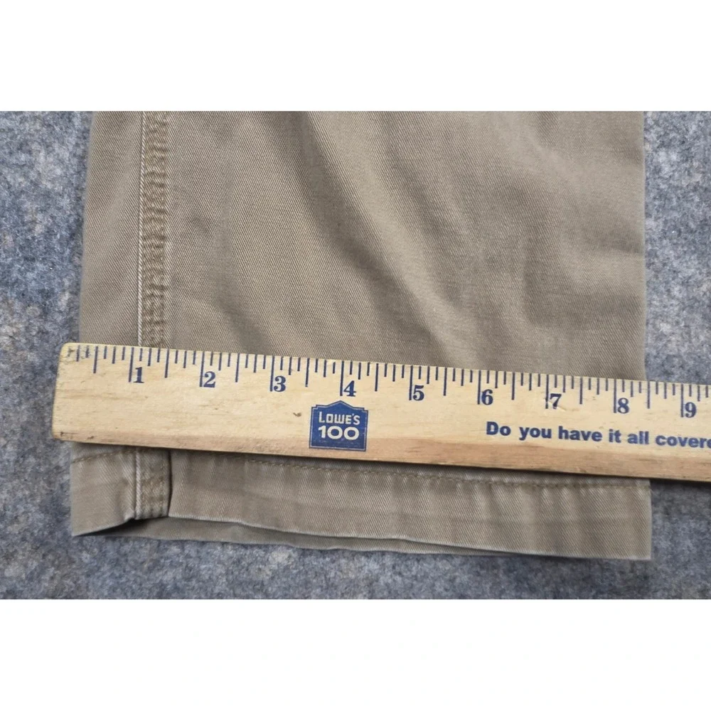 Carhartt B324 DKH Relaxed Fit Canvas Carpenter Pants Mens 36x32 Tan Distressed
